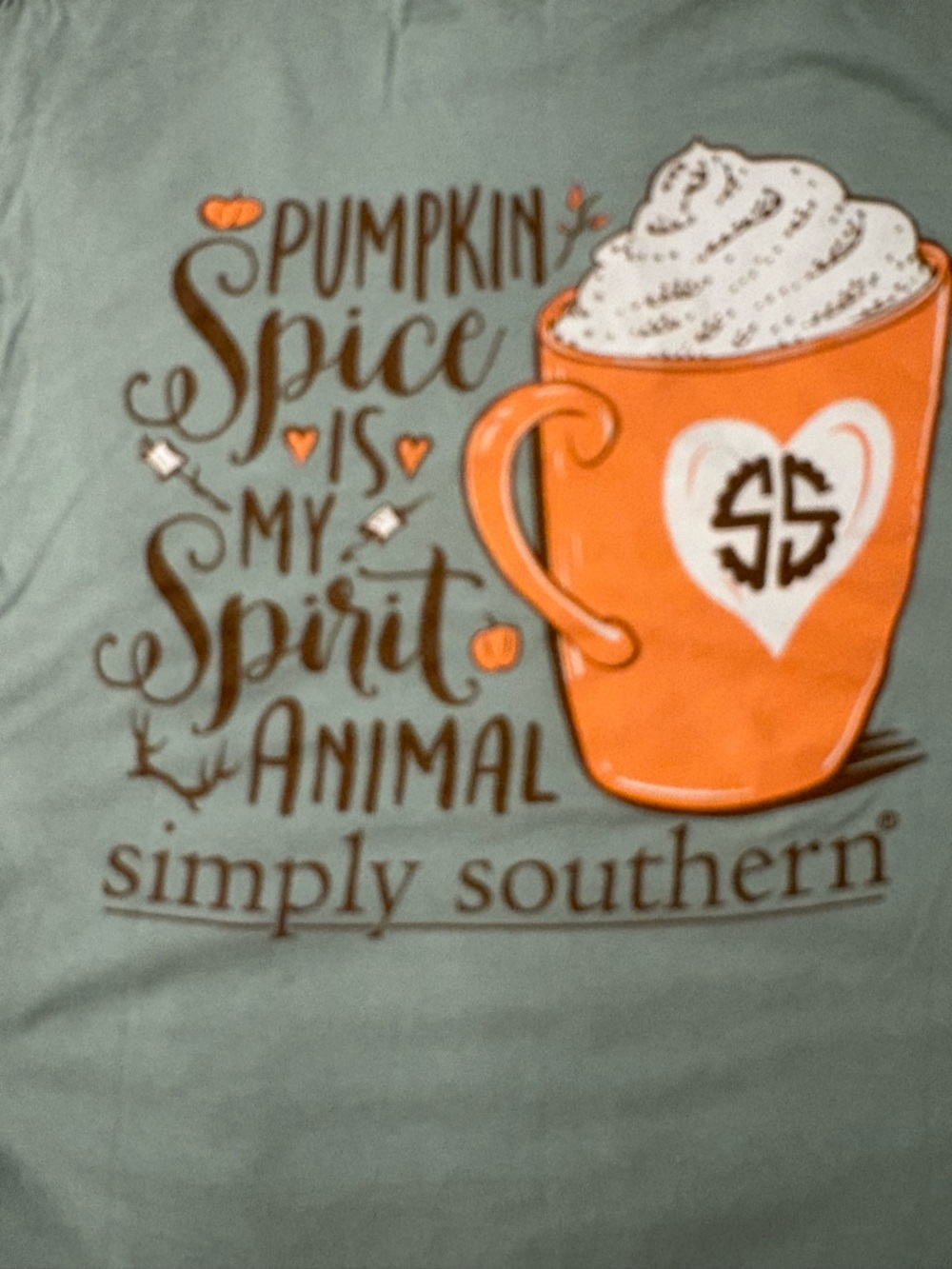 Simply southern long sleeve tee, 100% cotton